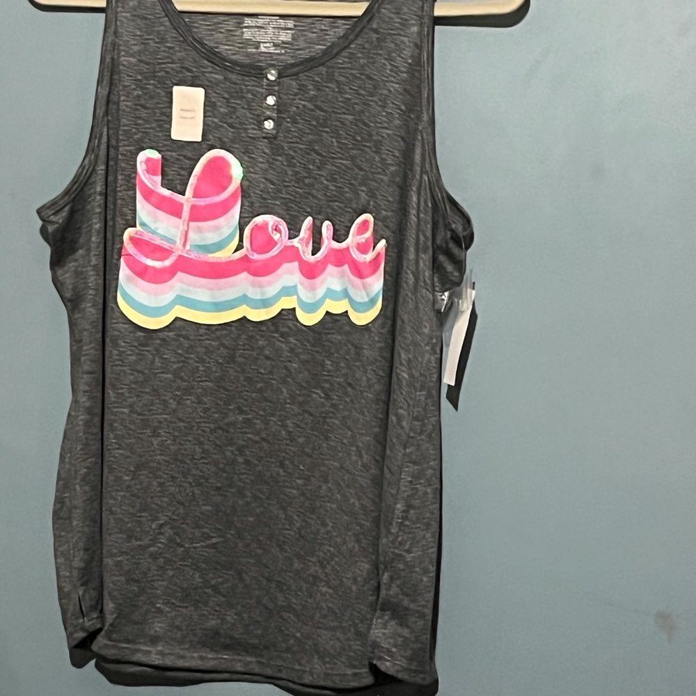 SELLING SECRET TREASURES TOP for WOMEN SIZE LARGE COLOR GRAY